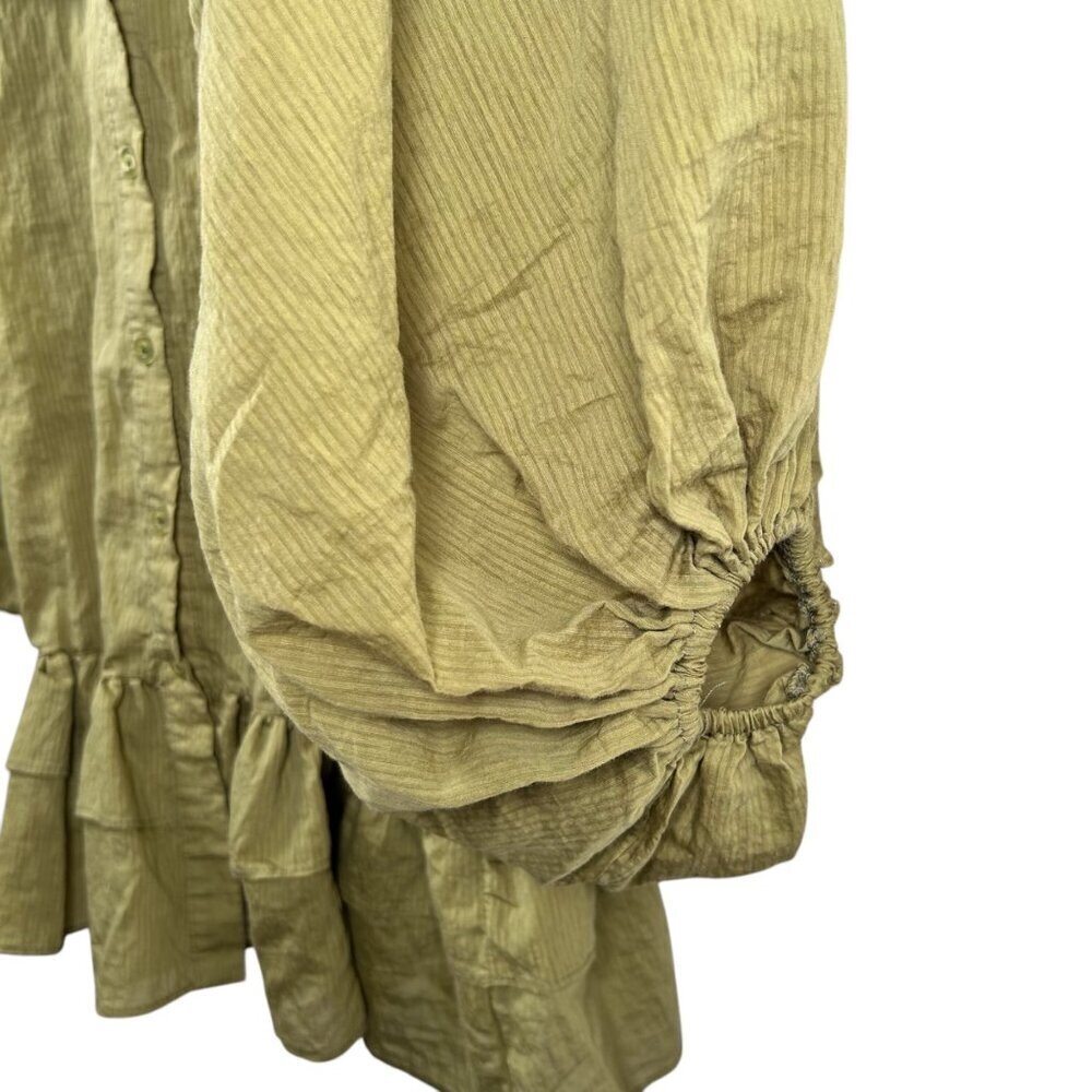 Beulah Style Size Small Dress Ruffle Balloon Sleeve - Picture 6 of 9
